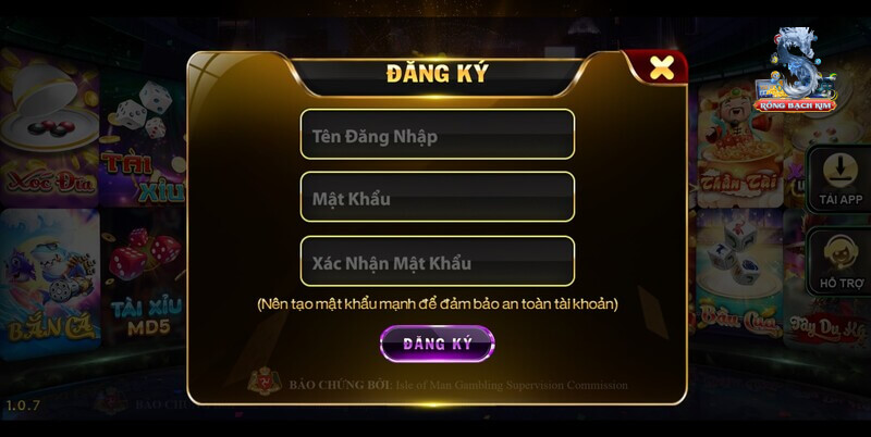 Hướng dẫn người chơi mới đăng ký tài xỉu tại cổng game 