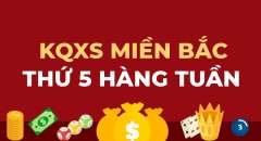 Kết quả xổ số miền bắc thứ năm hàng tuần tháng 12/2023