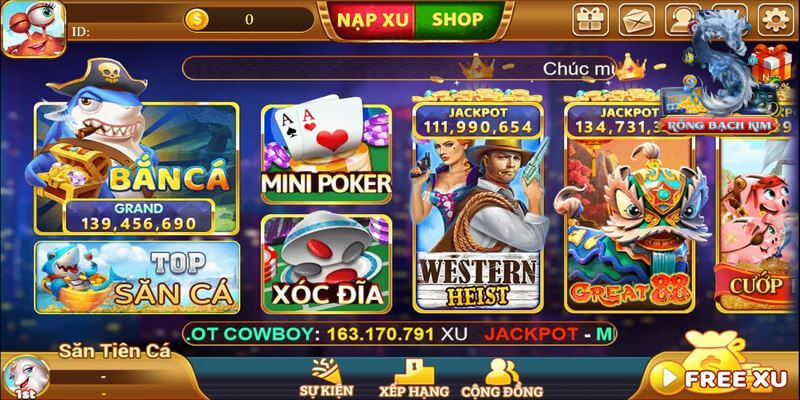 Xu vàng 777 trải nghiệm game hay trong tầm tay